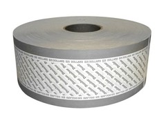 Dunbar Automatic Coin Wrapper Rolls, Golden Dollars 25.00 White/Gray 1900/Roll