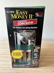 Vintage 90s Magnif Easy Money II Motorized Coin Bank Sorter UNTESTED