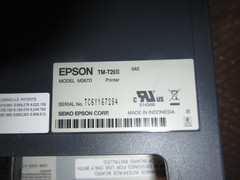 Epson TM-T20II M267D Thermal Receipt Printer Terminal AC adaptor & USB Cable