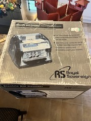 Royal Sovereign Electric Commercial Bill Counter RBC-1003BK- TESTED WORKS-READ