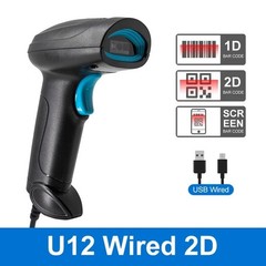 Inateck Wired Barcode Scanner with APP/SDK Bluetooth 1D USB Barcode Reader