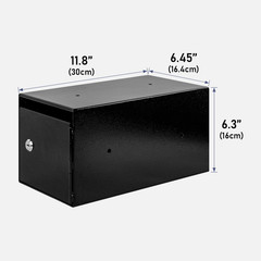 Secure Steel Cash Drop Box with Lock – Ideal for Hotels & Apartments