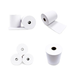10 Rolls 3-1/8&Prime; x 230&prime; Thermal Paper Rolls Cash Register POS Receipt Paper