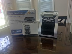 Royal Sovereign FS-2D Electric 2 Row Coin Counter – Black/Silver