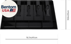 Cash Drawer Tray, 16. 11X9. 82X1. 57 Inch Cash Register Insert- Replacement Cash