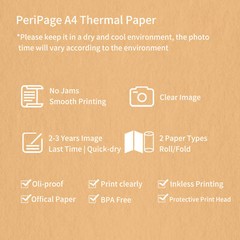 Rolls Thermal Paper Compatible with A40 Thermal Printer C3Y1