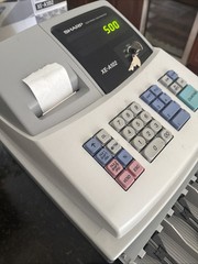 Sharp XE-A102 Electronic Cash Register w/ Keys. Little Use. Works Great