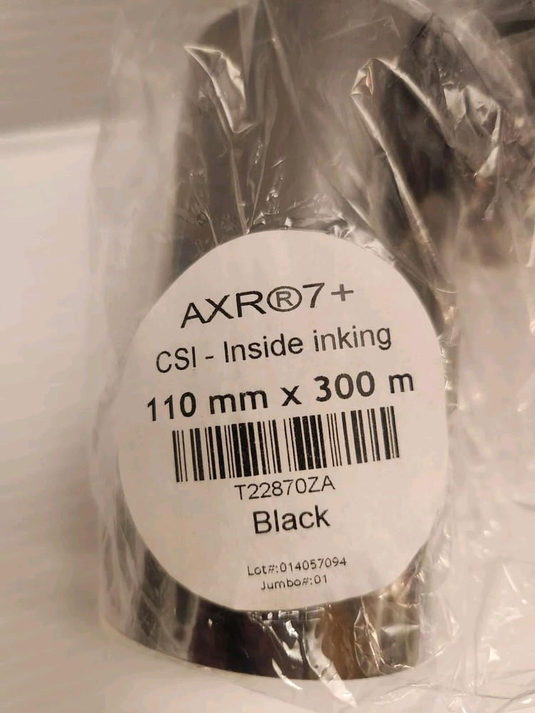 Thermal Rolls Transfer Black T22870ZA ARMOR IIMAK -AXR7+ 110MM X 300M (4 pack)