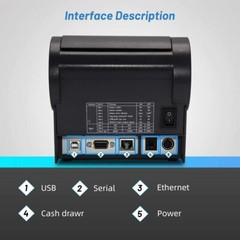 Thermal Receipt Printer,GP 80250ivn(PBM P-822D) High Speed 300mm/sec(11&Prime;/s) 80mm