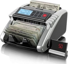 Aneken Money Counter Machine with Value Count, Dollar, Euro UV/MG/IR/DD/DBL/H…