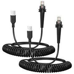 New Honeywell Barcode Scanners RJ45 to USB Port Coiled Cable 3M/9.84ft