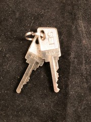 TEC CASH REGISTER, SET KEY, #0102, SET OF 2