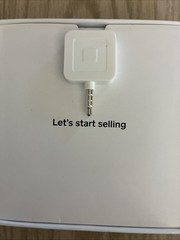 Square A-PKG-0206-01 Credit Debit Card Reader – White for Apple iPhone & Android