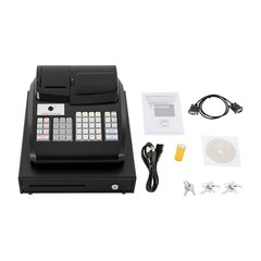 47 Keys Cash Register Cash Electronic Management System Tabletop Cash Register