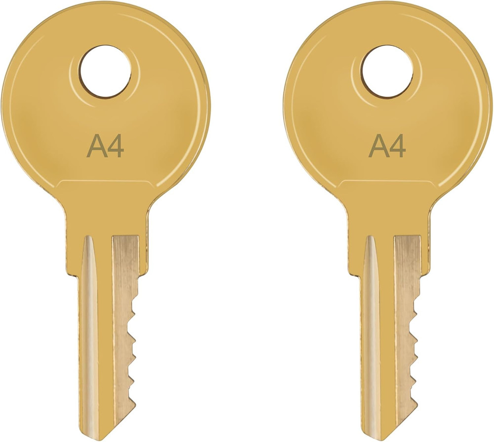 2 Pcs PK-8K-A4 for APG Cash Drawer Replacement Key Set, Smooth and Reliable