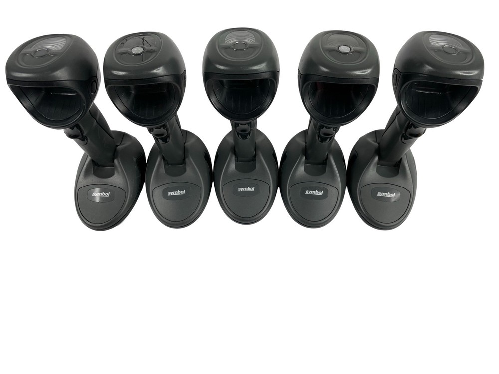 Lot of 5 Motorola Symbol DS9808 Barcode Scanners DS9808-SR00007NWR W/Out Cable