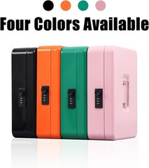 Multi-Purpose Security Lock Box with Removable Tray – Perfect for Home & Office