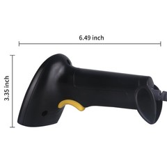Handheld USB Barcode Scanner Wired 1D Bar Code Reader for Supermarket, Conven…