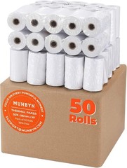 2 1/4&Prime; inch x 50&rsquo;ft Thermal Paper (50 Rolls), BPA Free Receipt Paper, 58mm Th…