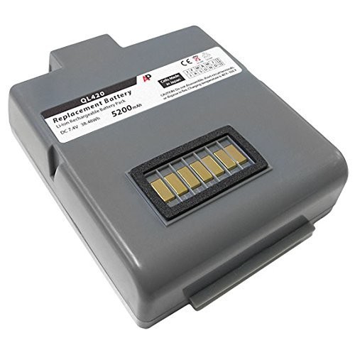 Artisan Power Replacement Battery for Zebra/Comtec QL420 Printer: 5200 mAh