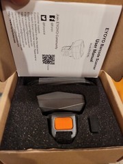 Eyoyo Barcode Scanner Portable 2.4GHz Bluetooth Wearable Ring color black