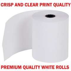 Direct Thermal Printing Thermal Paper Rolls, 3 1/8&Prime; x 230 ft, White, 50/PK