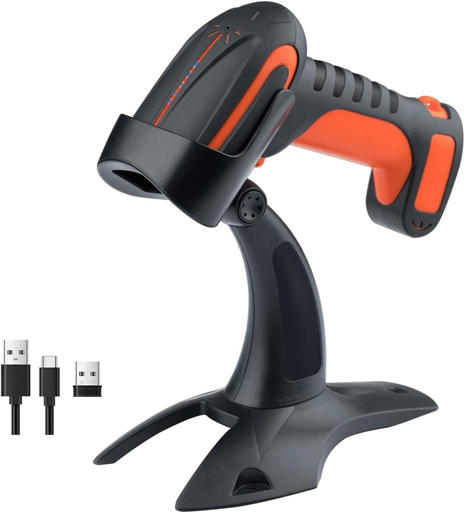Tera Pro 8100 Industrial Wireless Barcode Scanner 2D QR 1D Bluetooth Orange