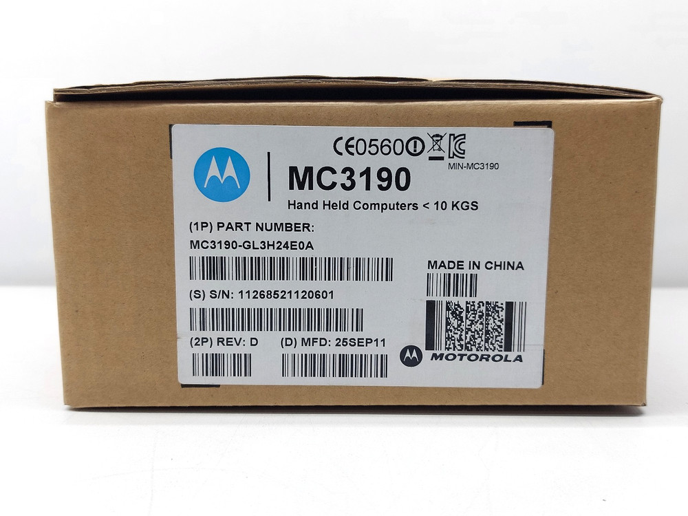 Motorola MC3190 Hand Held Computer Scanner MC3190-GL3H24E0A