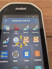 Symbol Zebra Motorola MC40 Touch Computer Scanner with Walmart Software TESTED