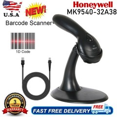 Honeywell Voyager MK9540-32A38 1D Barcode Scanner With Stand & USB Cable Black