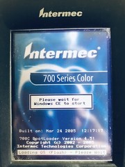 Intermec 760 GOOD LCD Handheld Computer Barcode Scanner Alpha Keypad 700C AS IS