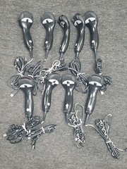 (LOT OF 8) HONEYWELL (MS9520) Voyager USB Laser Barcode Scanner *FOR PARTS*