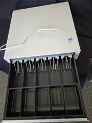 = Clover Cash Drawer Model D100 Part Number FAYJ1006010 White With Key A034