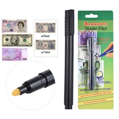Counterfeit Money Pen Tester Cash Checker For US Euro Pound N3D6