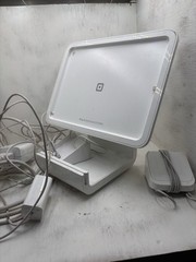 Square S089 POS Terminal Register Display w/ Stand, Power Adapter & Cables White