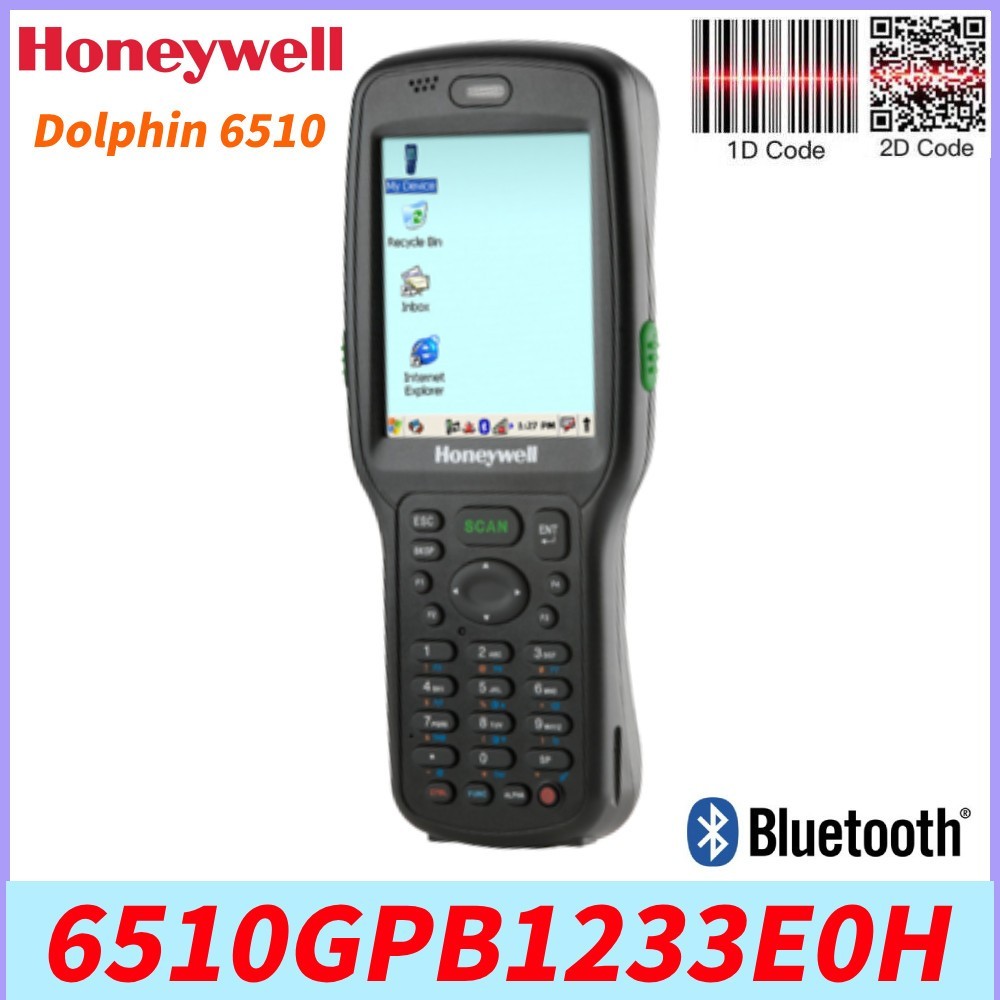 Honeywell Dolphin 6510 Bluetooth 28Key Handheld Mobile Computer Barcode Scanner