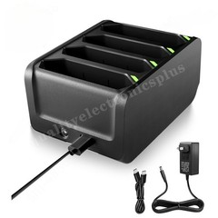 4-Slot Charging Cradle With Adapter For Symbol TC75 TC7X TC75AH TC75GK TC700H
