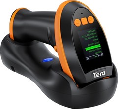 Tera Barcode Scanner Wireless with Screen Pro Version 1D 2D QR with Setting HW09