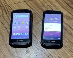 Lot Of(2) Zebra TC25AJ TC25AJ-10C102US Mobile handheld scanner