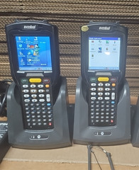 Lot 2 Motorola Zebra Symbol MC32N0 Mobile Computer Barcode Scanner Bundle Workin