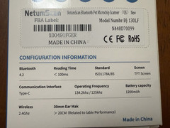 NETUM Scan Animal Pet Bluetooth Microchip Reader Scanner