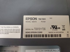 Epson TM-T20II with both USB +Serial Receipt Printer for kitchen restaurant