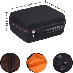 Compact Zippered Hard Case for Square Terminal & Printer Paper – 4 Compartments