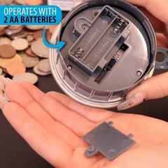 Locking Digital Coin Bank Savings Jar – Pennies Nickles Dimes Quarter Half Do…