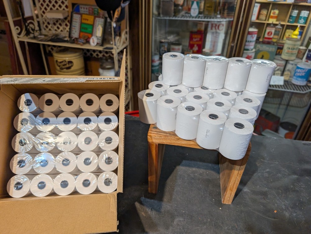 Full Unused Case Thermal Receipt Paper 50 Rolls 2.25&Prime; X 85 Feet