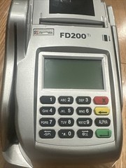 First Data FD200TI (Dial/IP) Credit Card Machine No Power Supply