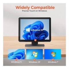 MUNBYN 19&Prime; POS Touchscreen Monitor 1280×1024 HDMI VGA Windows 10/11 Compatible