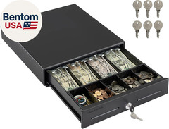 13&Prime; Electronic Cash Register Drawer for Point of Sale (POS) System with 4 Bill 5