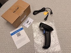 NETUM Bluetooth Barcode Scanner, Compatible with 2.4G Wireless, Bluetooth, Wired