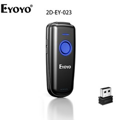 Eyoyo 2D Wireless Bluetooth Barcode Scanner Inventory Reader for Android iOS PC